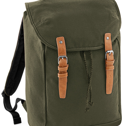 Vintage Backpack grün